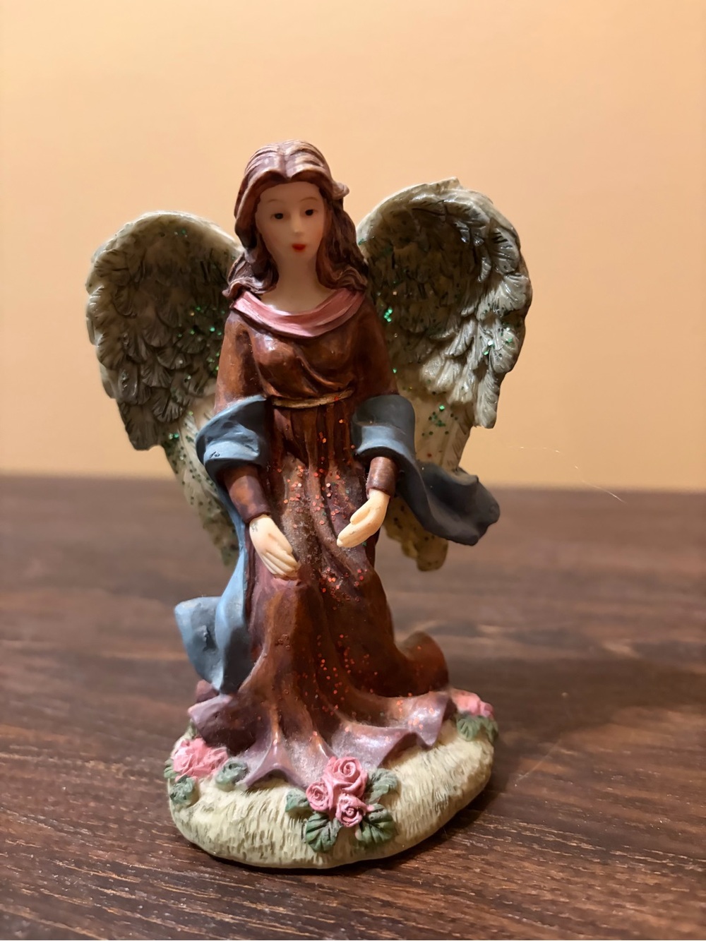 Decorative Angel Figurine with Accents